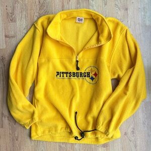 Vintage Pittsburgh Steelers Fleece Pullover Size Medium